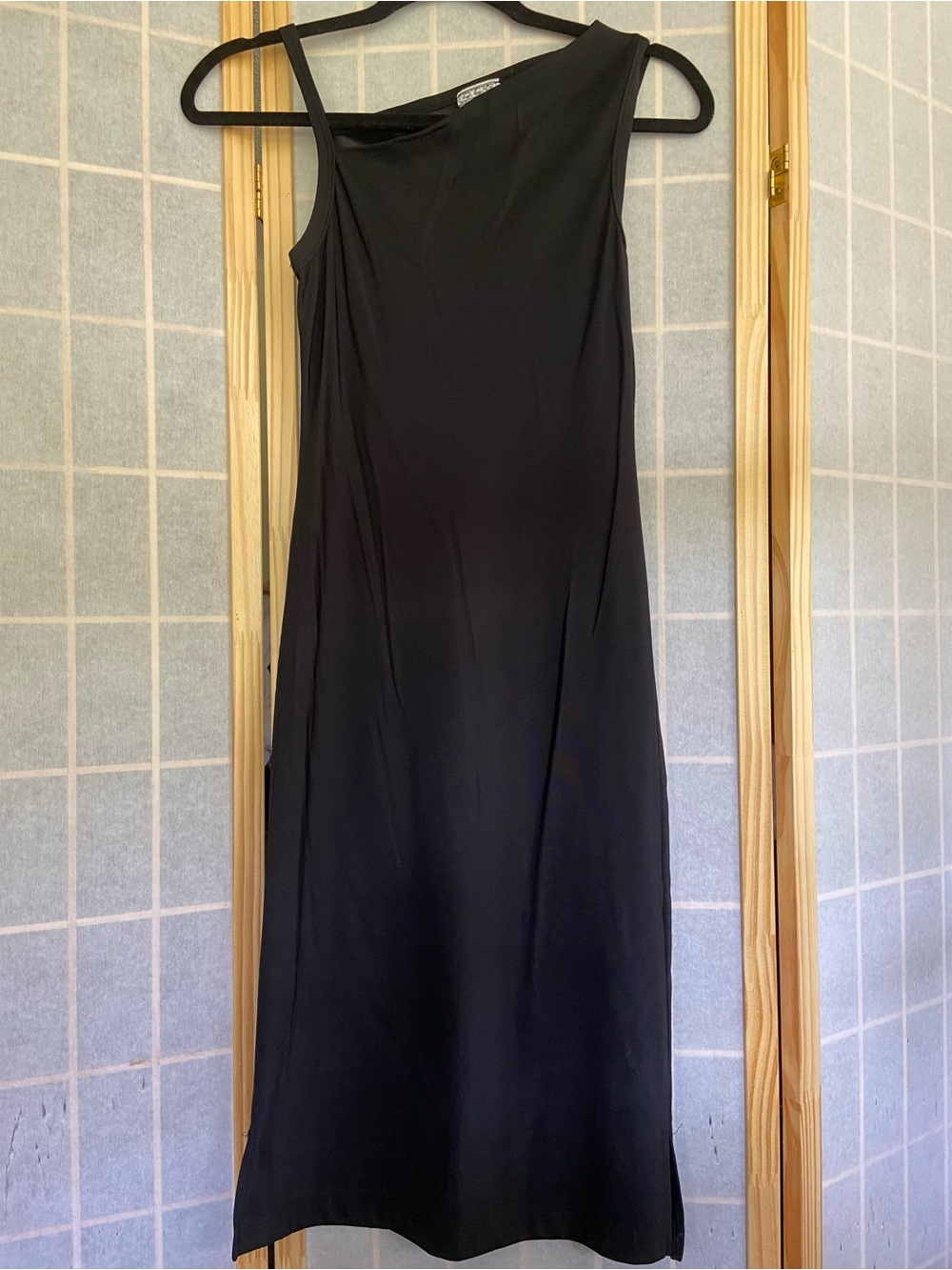 Heart Moon Star Black Asymmetrical Dress (M)